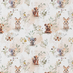 Printed Cotton ZAMOURS White / Natural
